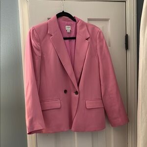 J. Crew Factory Pink Blazer Tailored Suit Jacket